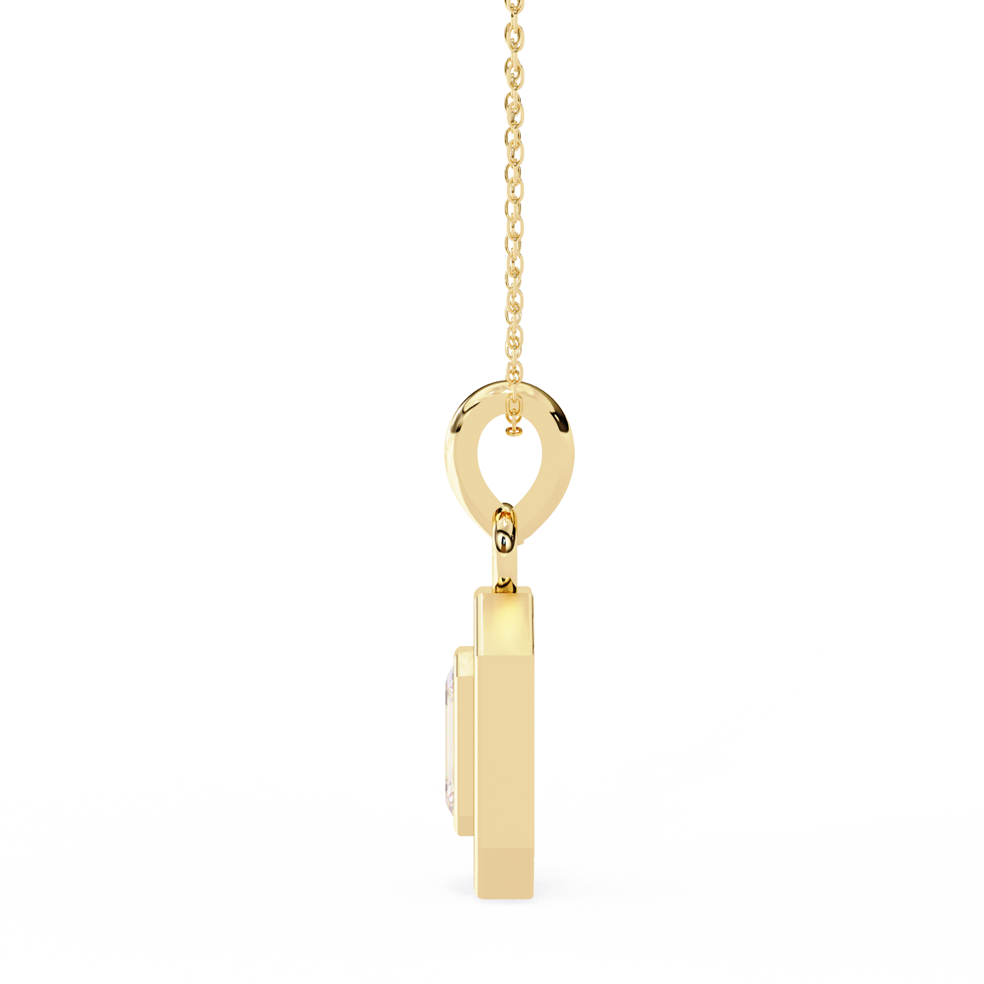 Solitairekart 0.93ct Natural Diamond Empire Halo Pendant-H Color, VS1 Clarity